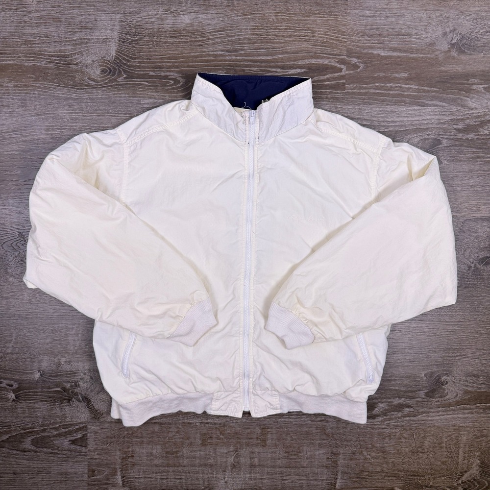 VTG Eddie Bauer Windbreaker Jacket Mens XL Bomber Mesh Lined Gorpcore Sailing